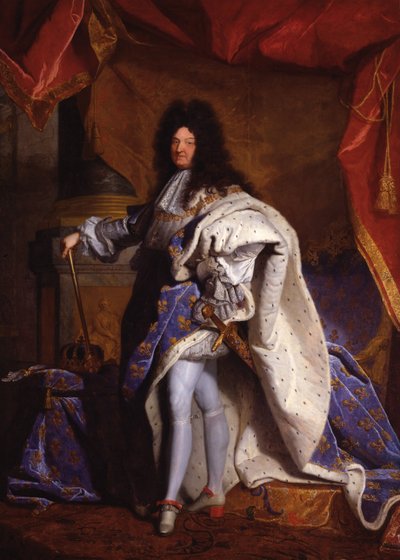 Lodewijk XIV, koning van Frankrijk (1638-1715) door Hyacinthe Francois Rigaud